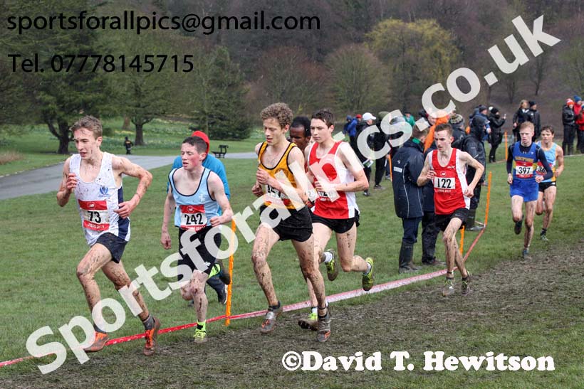 Intermediate boys 2019 New Balance English Schools Cross Country Champs, Temple Newsam, Leeds. Photo:  David T. Hewitson/Sports for All Pics